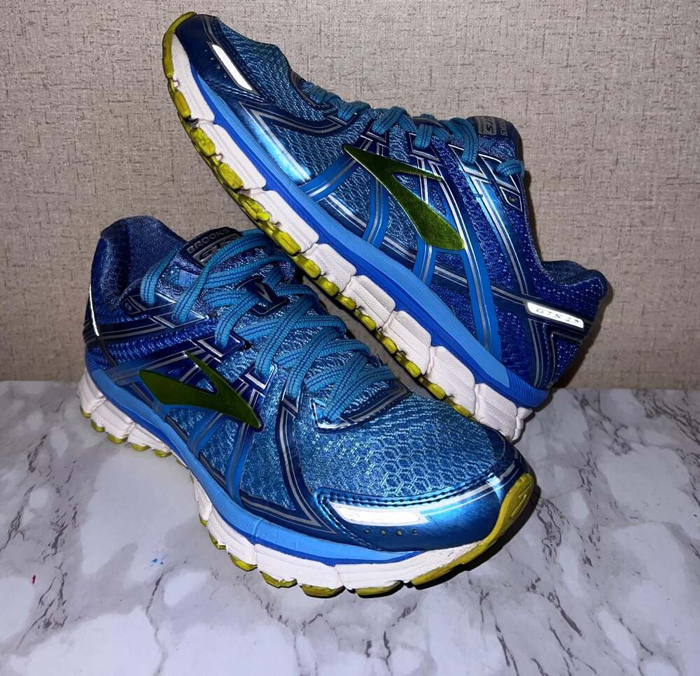 Brooks Adrenaline GTS 17 Women's Running Shoes Azure Blue/Lime Punch